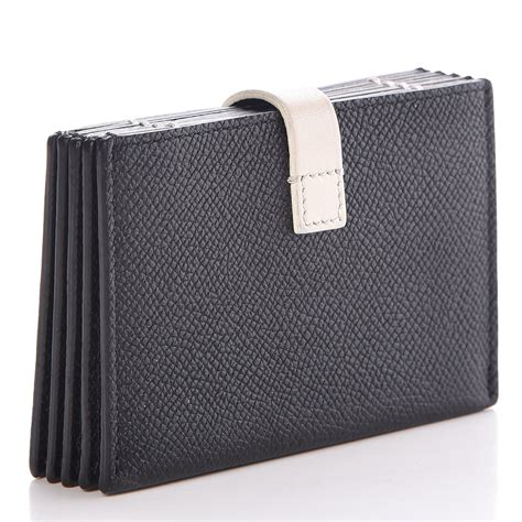 CELINE Grained Shiny Calfskin Accordion Card 